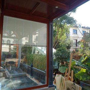 Mẫu thiết kế, thi công Rèm trong kính hộp cao cấp Ms: 01