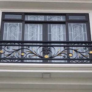 Mẫu lan can ban công sắt nghệ thuật, sắt mỹ thuật đẹp bắc giang