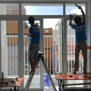 sửa chữa cửa nhôm xingffa bị kêu