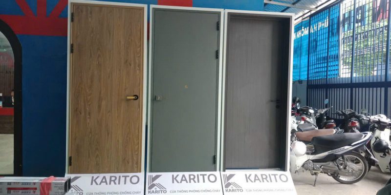 cửa nhôm lõi tổ ong karito door