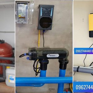 Công nghệ điện phân muối cho bể bơi tại Ivory Villas & Resort 1