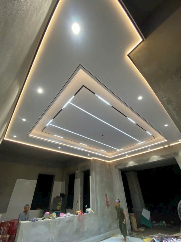 Thi công trần nhôm tấm tổ ong khổ lớn tại Bắc Ninh