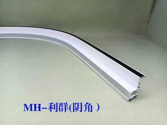 phào trần nhôm tấm tổ ong bo tròn góc giật cấp