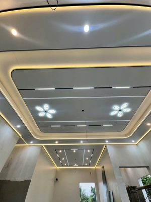 Trần nhôm tấm tổ ong khổ lớn thi công hoàn thiện tại Biên Hòa Đồng Nai