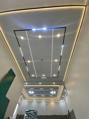 Ứng dụng trần nhôm tổ ong trong nhà phố – biệt thự