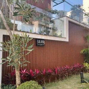 Tấm ốp tường sóng 616 Basi M145mm màu vân gỗ